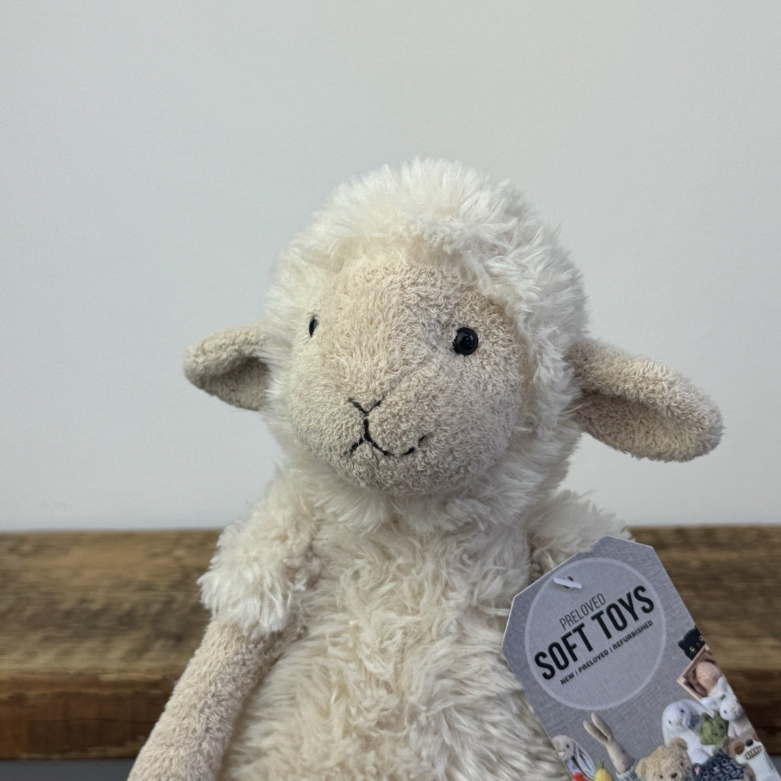 Jellycat Woolly Sheep - Medium Woolly Sheep Soft Toy Retired Rare 12" 