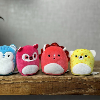 Squishmallow Squishville - Bright Squad x4 - Lexie, Tristan, Lecia, Santiago 2"