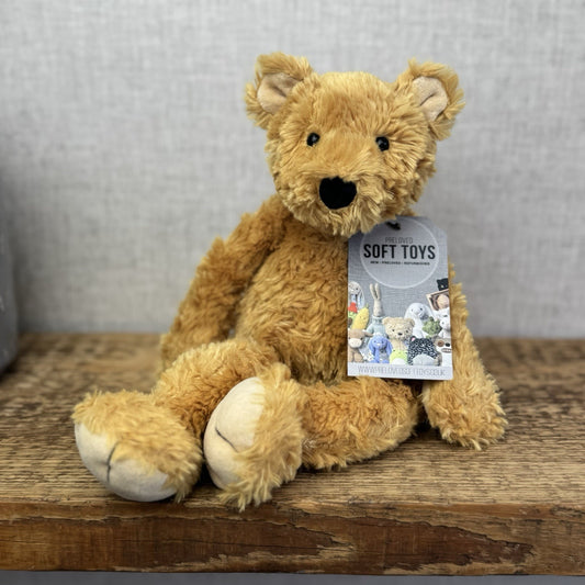 Jellycat Small Pickles Bear - Vintage Jellycat Golden Bear New Without Tags 12"