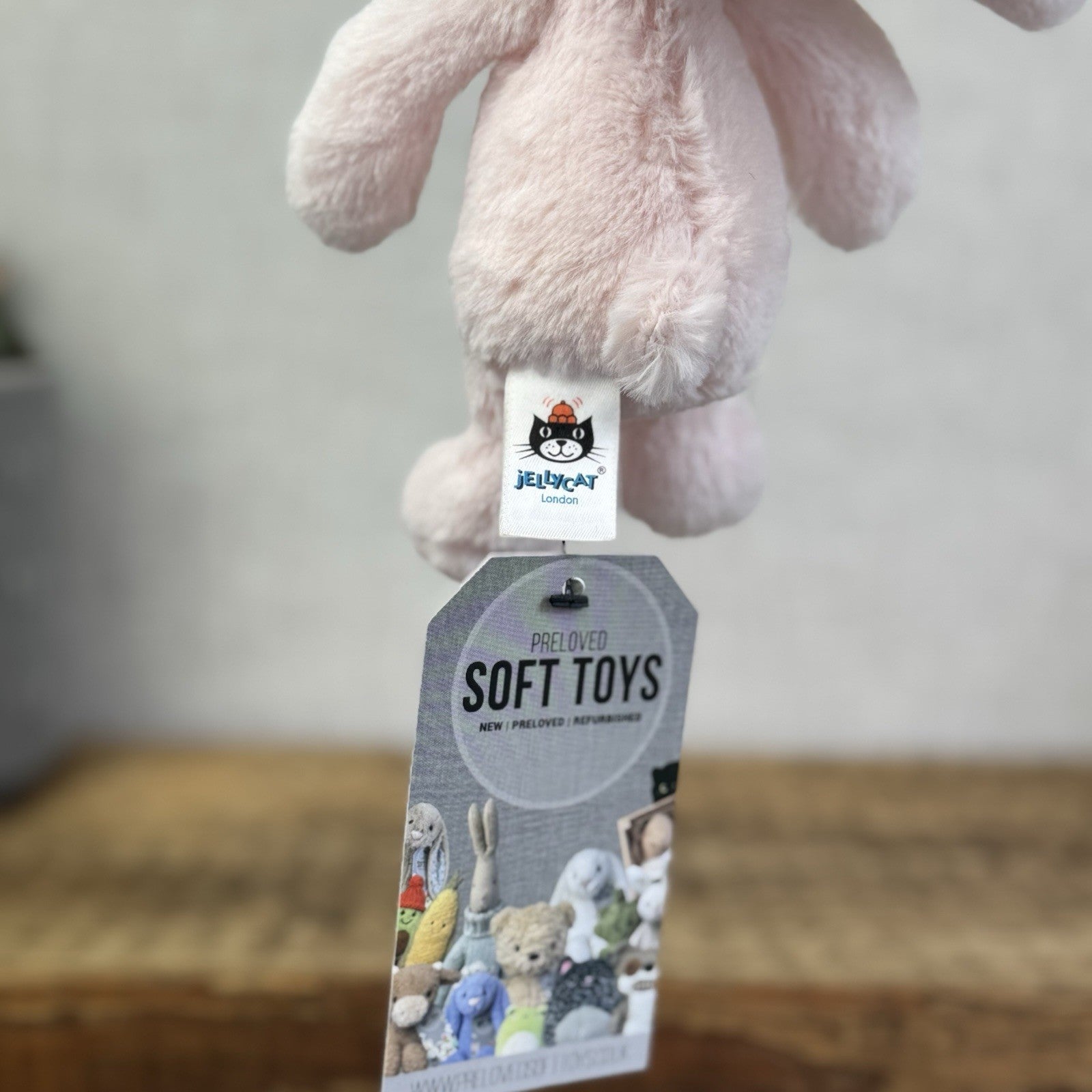 Jellycat Tiny Baby Pink Bashful Bunny - Baby Little Soft Pink Bunny Rabbit 5”