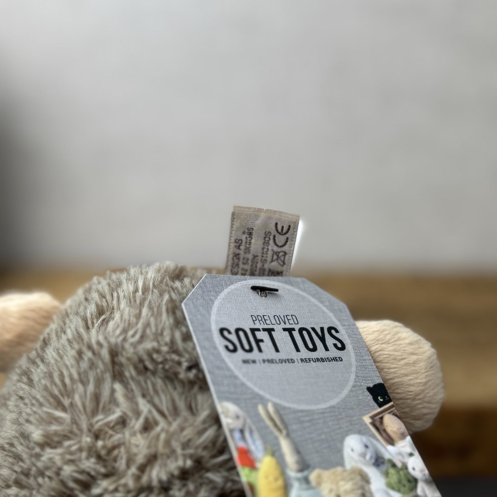 Bukowski Bears Huburt Cuddly Toy Hedgehog Soft Toy Beanie - Small Hedghog Plush 