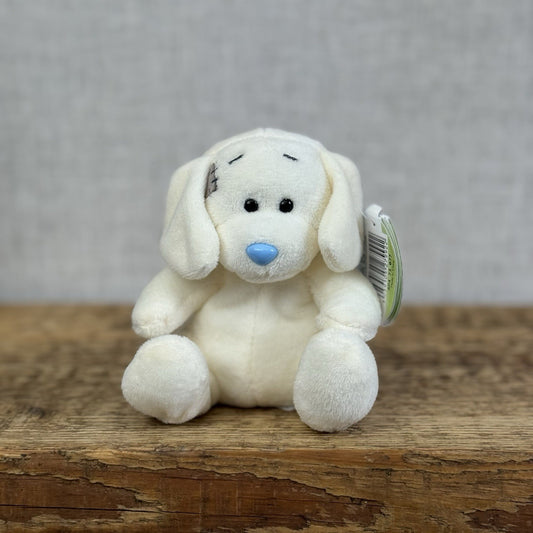 Blue Nose Friends Verity Dog #38 - Cream Mini Dog Plush Beanbag New With Tags