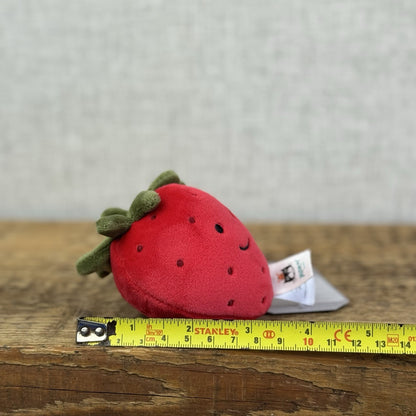 Jellycat Fabulous Fruit Strawberry - Soft Toy Play Food - Fruit Soft Toy 4” (#2)