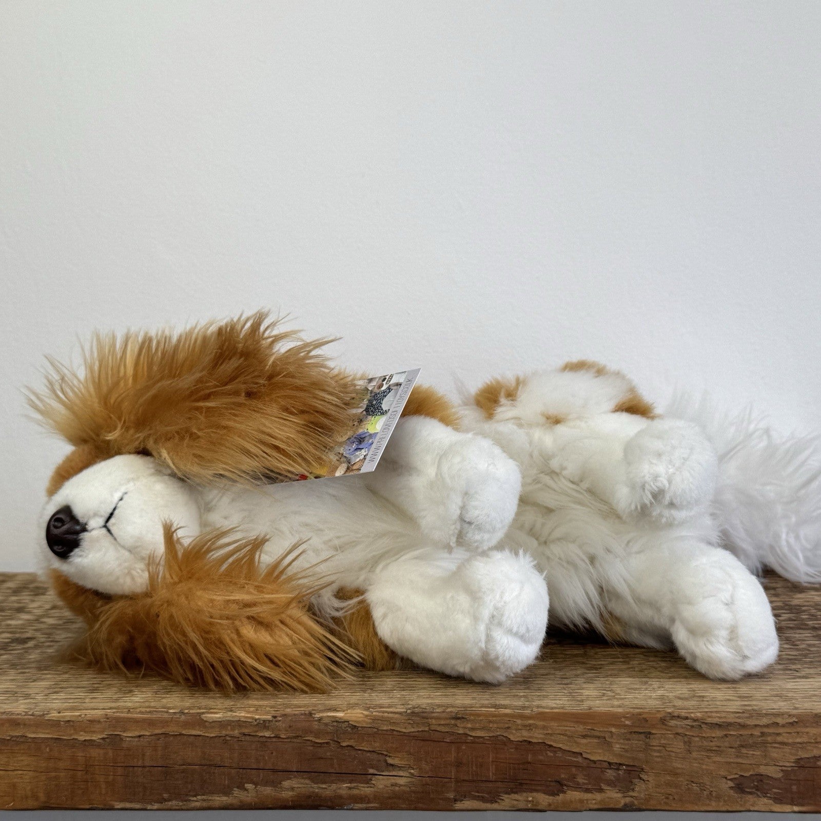 Living Nature King Charles Spaniel Puppy Medium Stuffed Realitic Soft Dog 10"