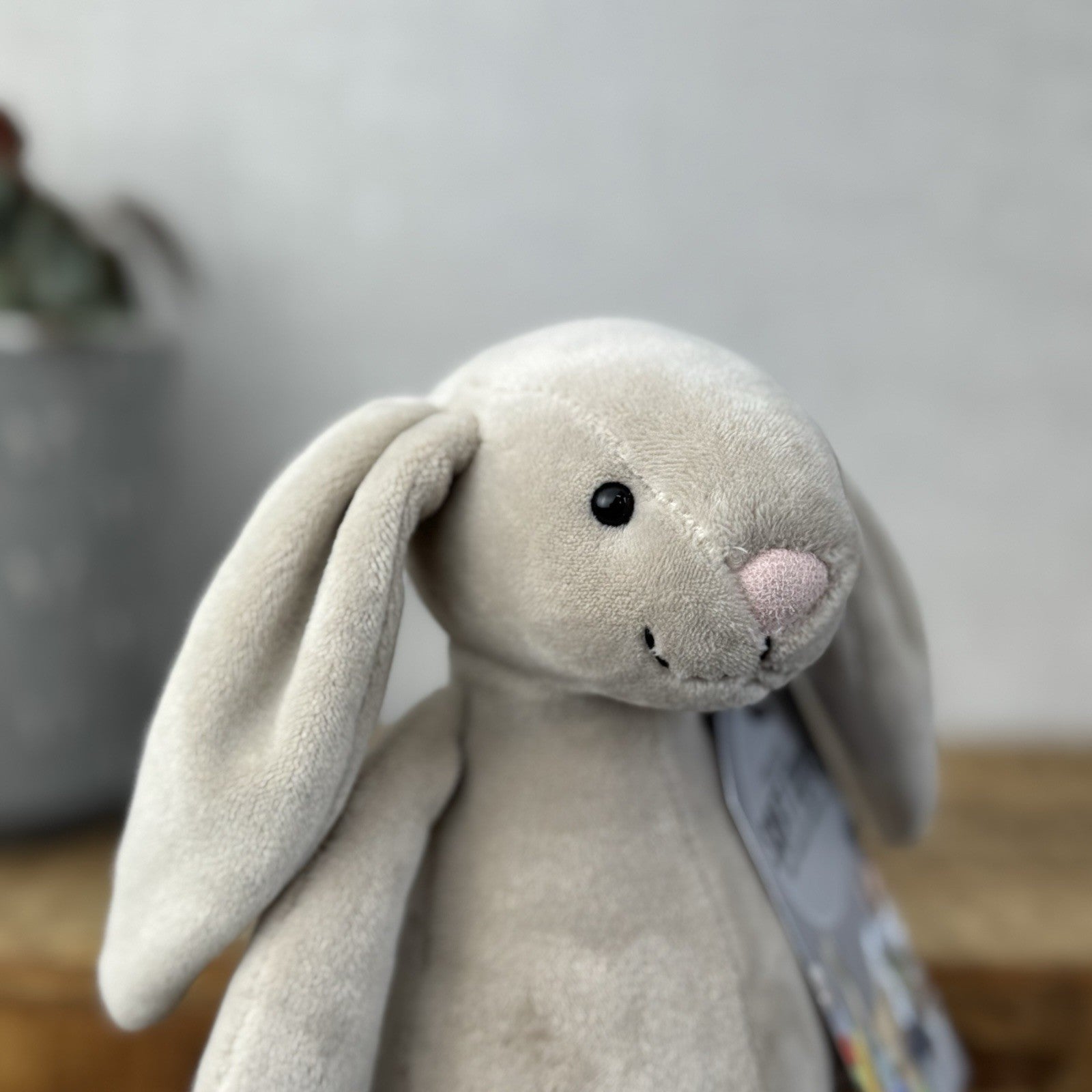 Jellycat My First Bunny - Baby Soft Beige Rabbit Toy Velour Beanie Beige 8”