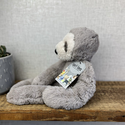 Jellycat Medium Bailey Sloth - Grey Sloth Plush Teddy Collectible 14”