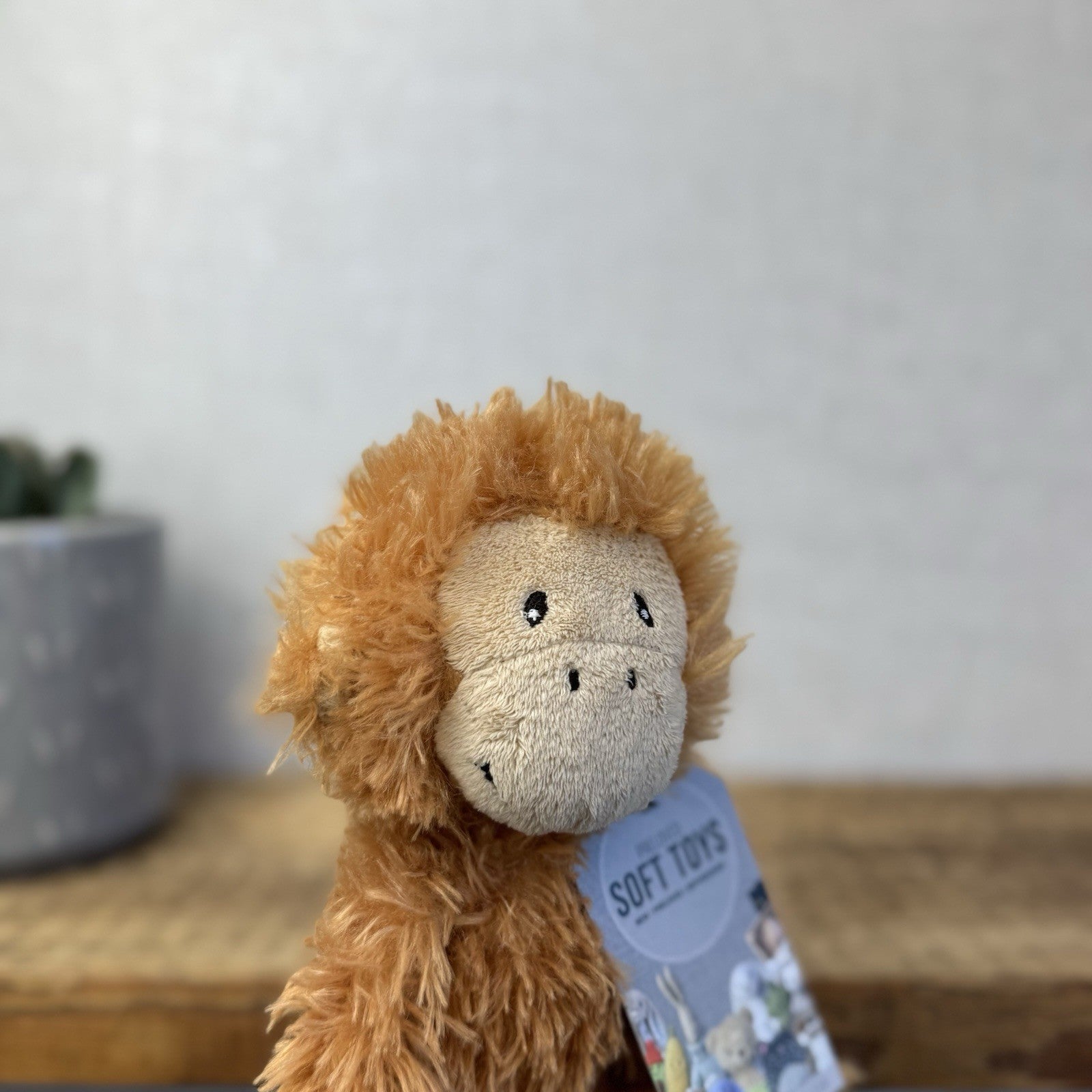 Marks & Spencers Small Cheeky Monkey  - Orange/Tan Orangutan Retired  - 7835230