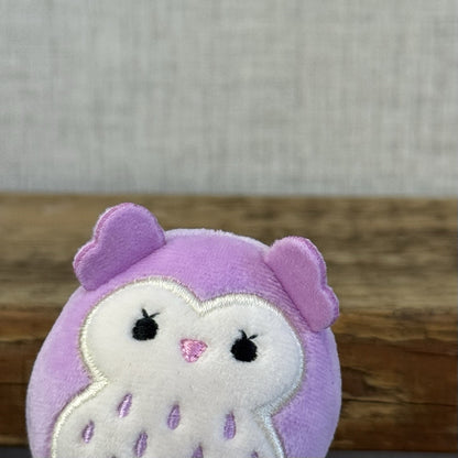 Squishmallow Squishville - Purple Owl Plush Mini Holly (Multi Buy Discount)