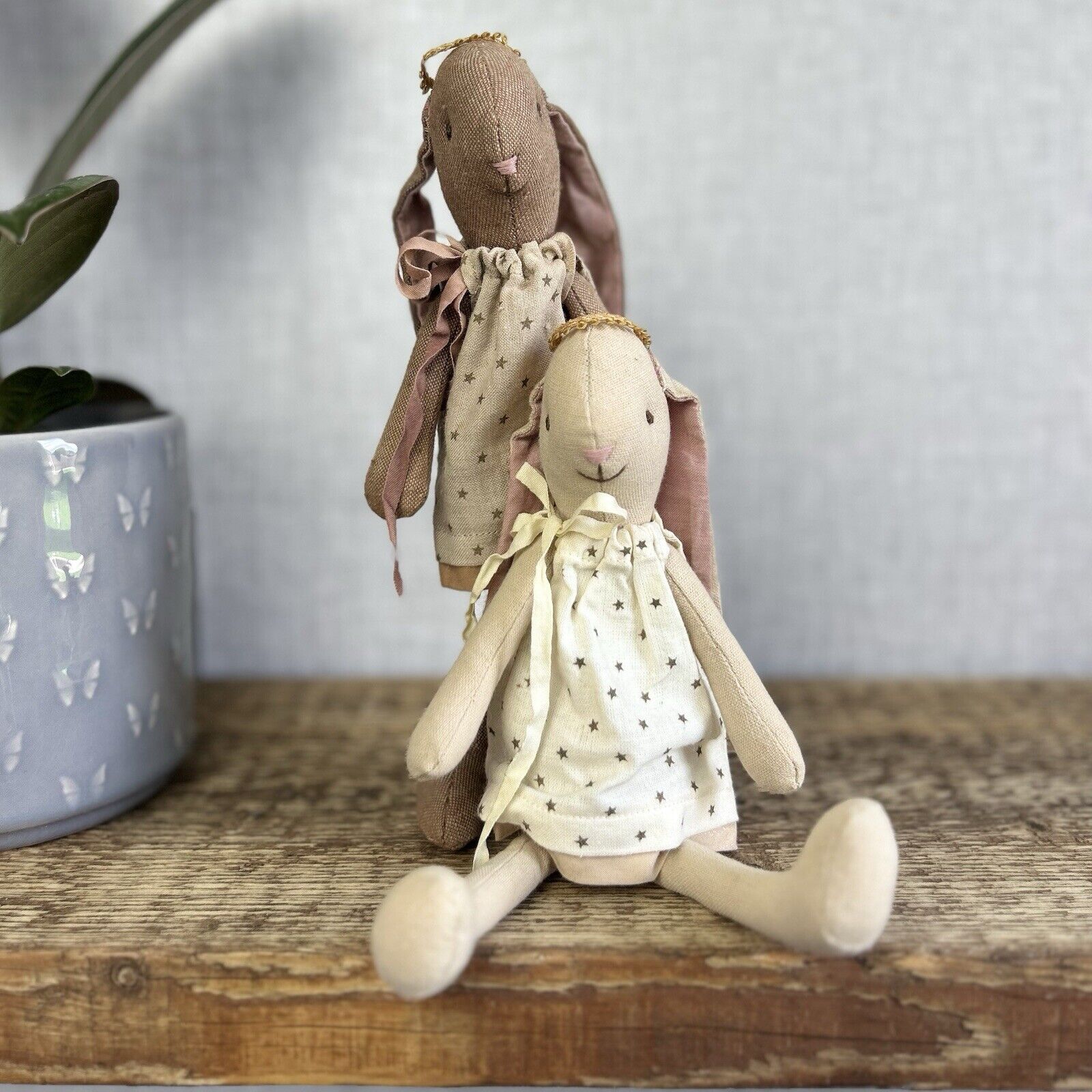 Maileg Mini Bunny Angel Gabriella - Retired 2013 - Brown Angel Bunny
