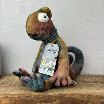 Jellycat Colin Chameleon - Jellycat Multicoloured Lizard Soft Toy - Medium 12"