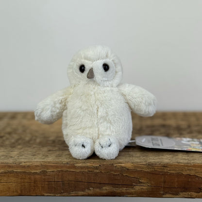 Jellycat Tiny Baby Bashful Owl - Tiny White Owl Bird Jellycat Rare 5"