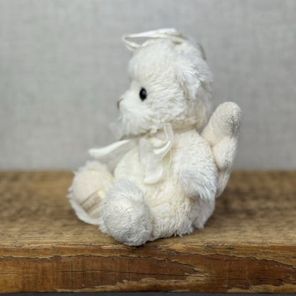 Bukowski Bears Angel Baby Bear White Hanging Bear Beanie Mini Angel Dillon 7"