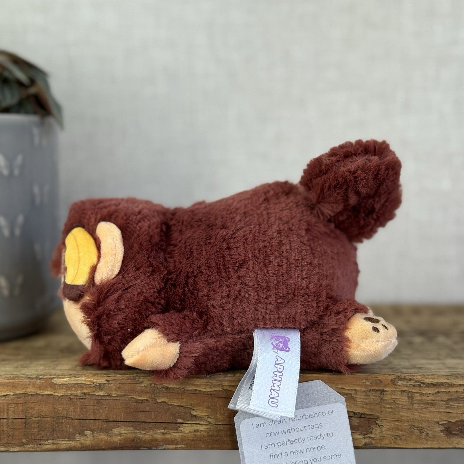 Aphmau MeeMeows - Monkey Cat Safari Fluffy Monkey Cat Plush Soft Toy 5”