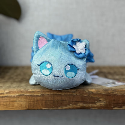 Aphmau MeeMeows - Mermaid Cat Blue Sparkly Kitty - Pocket Money Pal Small Cat 5"