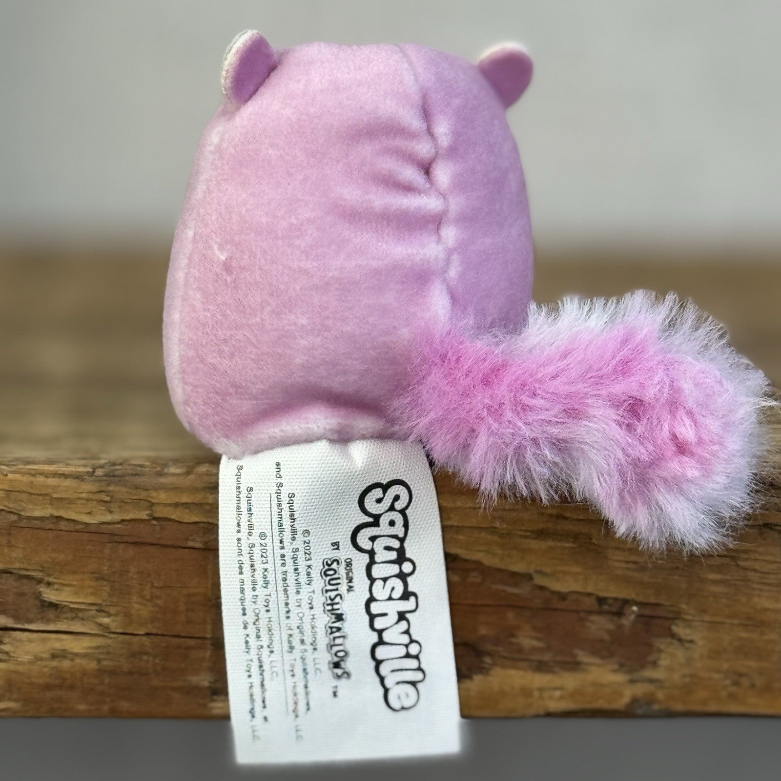 Squishmallow Squishville - Allina The Purple Squirrel - Mini Purple/Silver 2"