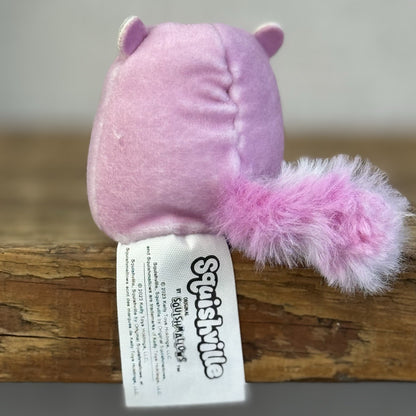 Squishmallow Squishville - Allina The Purple Squirrel - Mini Purple/Silver 2"