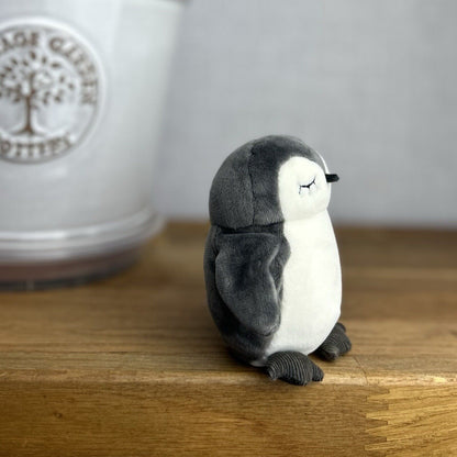 Jellycat Minikin Penguin - Tiny Penguin 4” Jellycat Small Velour Penguin Beanie