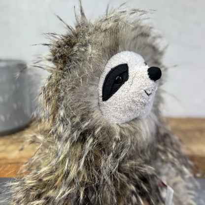 Jellycat Cyril Sloth - Fluffy Grey/brown Sloth Soft Toy Retired Rare Beanie 14”