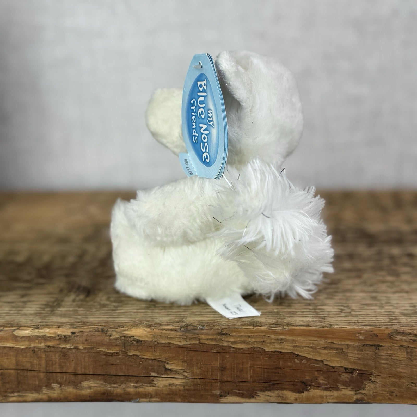 Blue Nose Friends Tinsel #123 - Small With Tags Fox White/Pink Beanie