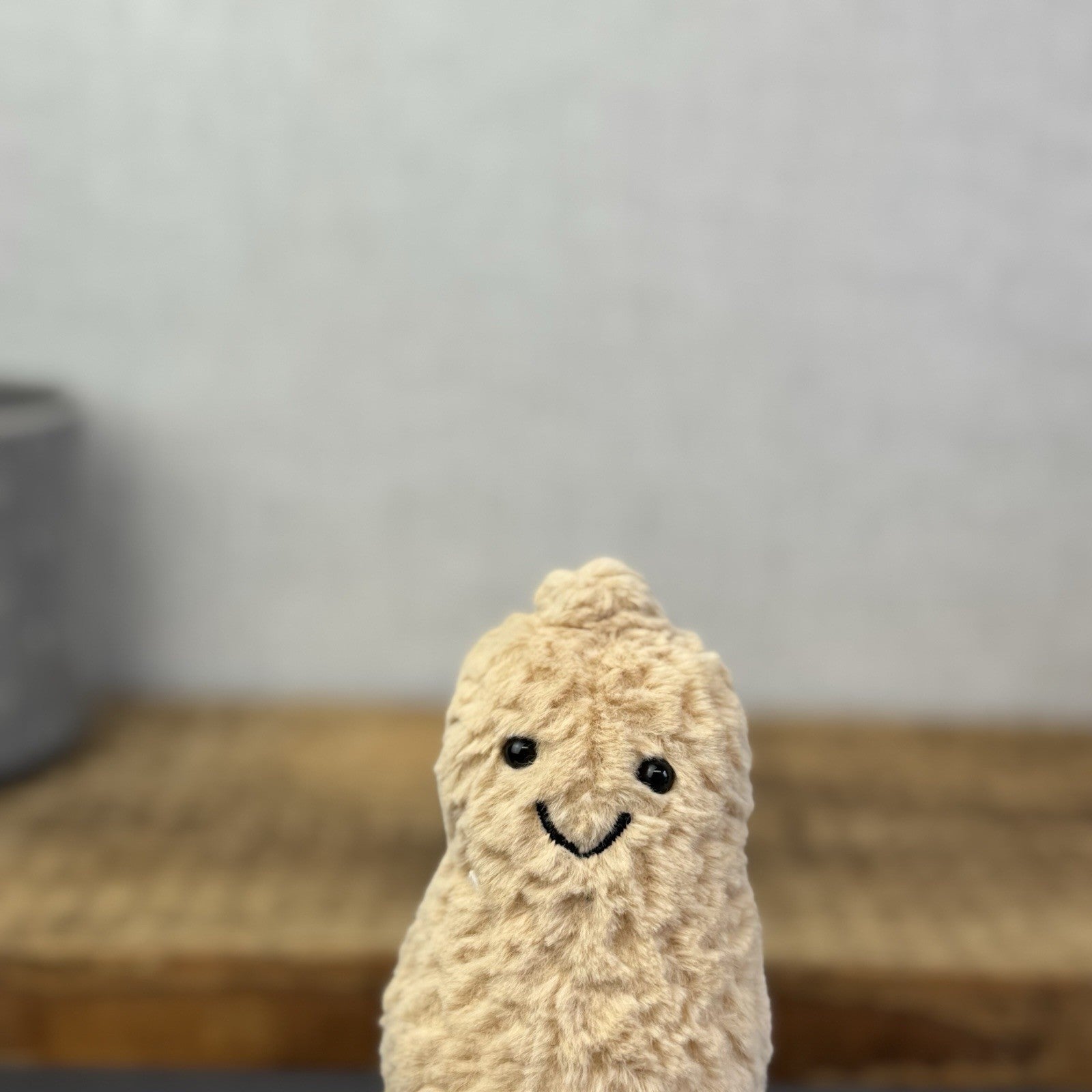 Jellycat Amusable Peanut - Small Beige Peanut Soft Toy Beanie 5"