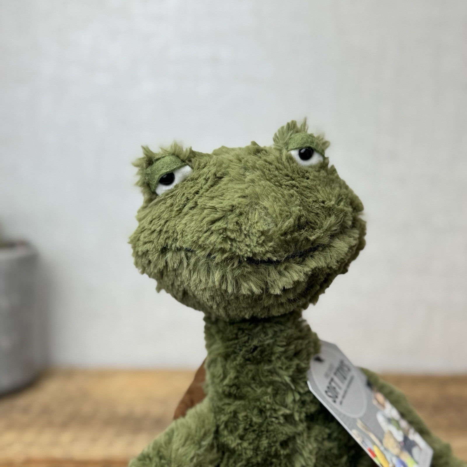 Jellycat Furryosity Turtle Tortoise - Grumpy Turtle Soft Toy 15" Medium Plush