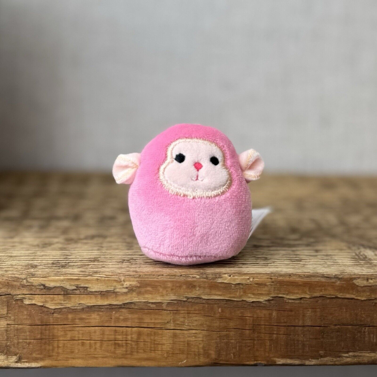 Squishmallow Squishville - Delcia The Pink Monkey - Tiny Monkey Squish like 2”