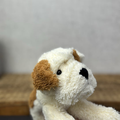 Jellycat Mish Mash Puppy Brown/Cream Laying Retired Puppy Dog Beanie 11"