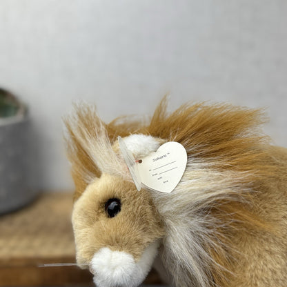 TY Classic Sahara - Beanie Baby Large Lion Wild Cat Soft Toy Pristine Tags 8"