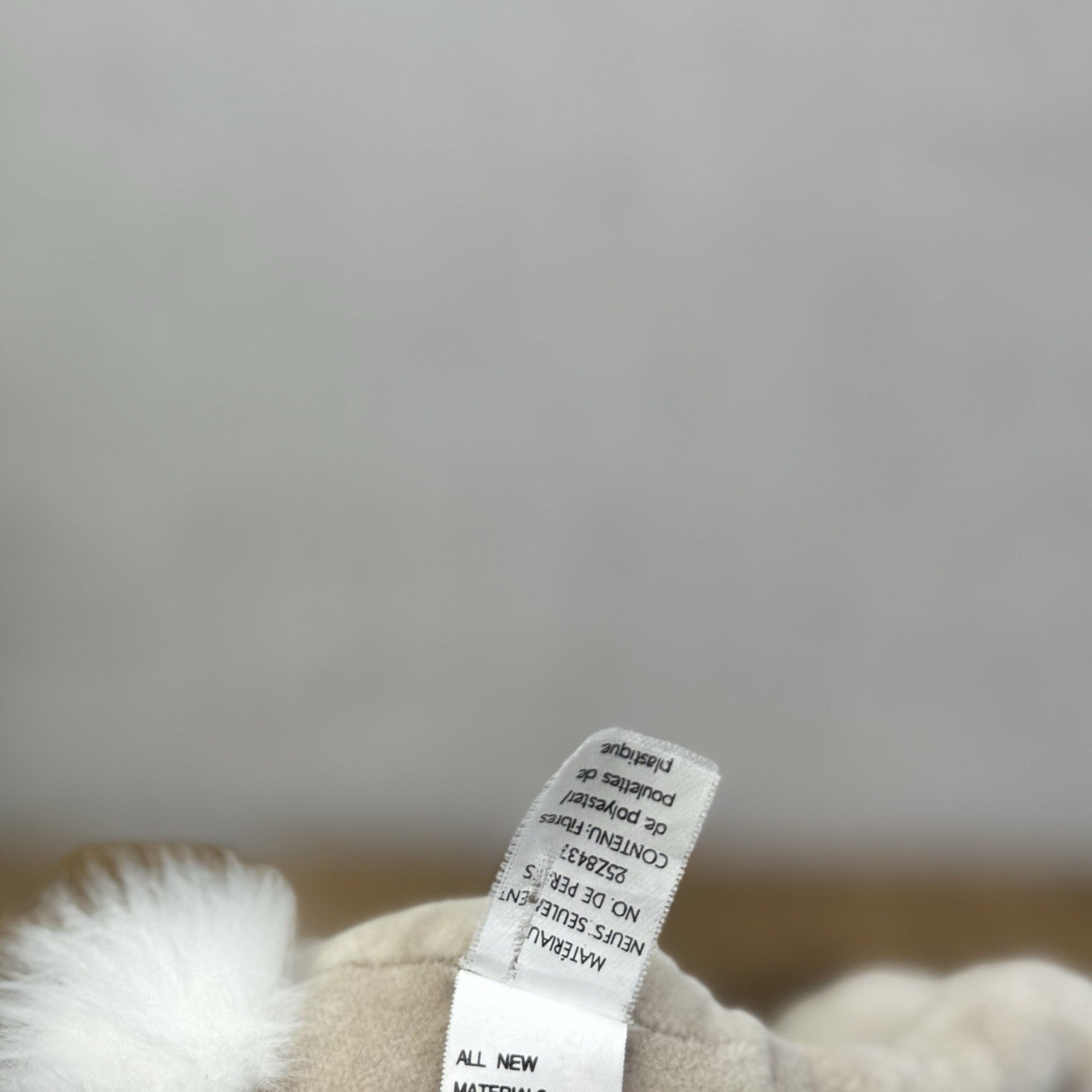 Jellycat Tiny Baby Slackajack Bunny - Tiny Beige Vintage Mini Plush 7”