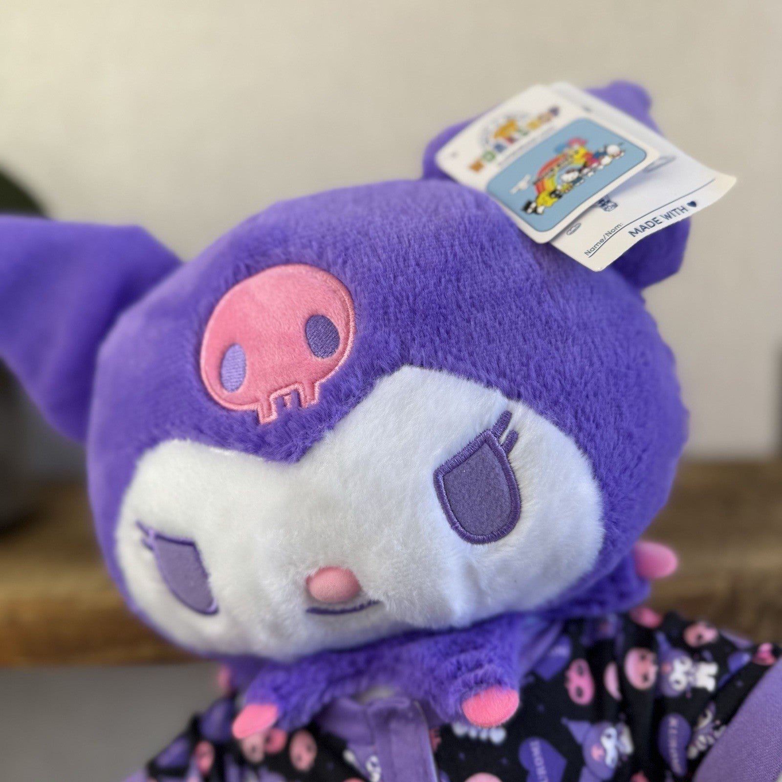 Build A Bear Purple Kuromi With Romper - New With Tags Sanrio Plush Toy