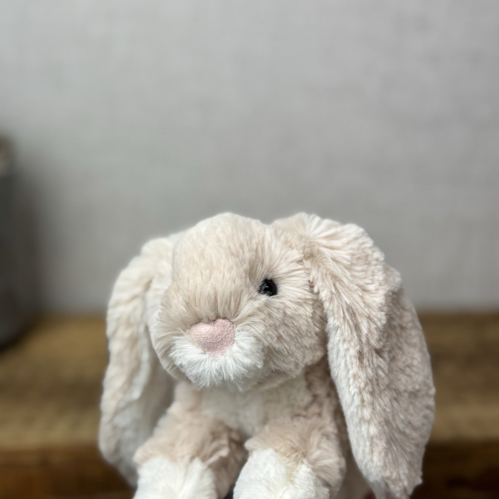 Jellycat Loppy Oatmeal Bunny Small - Small Light Brown Bunny Rabbit Lop Ear Rare