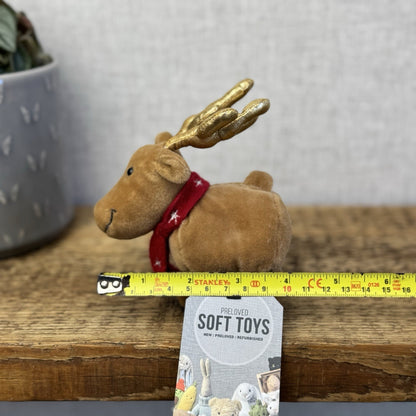 Whitard Of Chelsea Crazy Rudolf (Jellycat Collab) Mini Reindeer Beanie Plush 4"