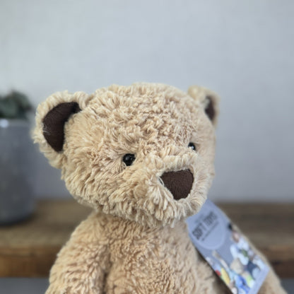 Jellycat Edward Bear Medium - Light Brown Traditional Beige Bear 12" (#2)