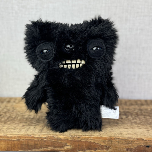 Fuggler Fart Face Munch Munch - Black Farting Fuggler Soft Toy Working Condition