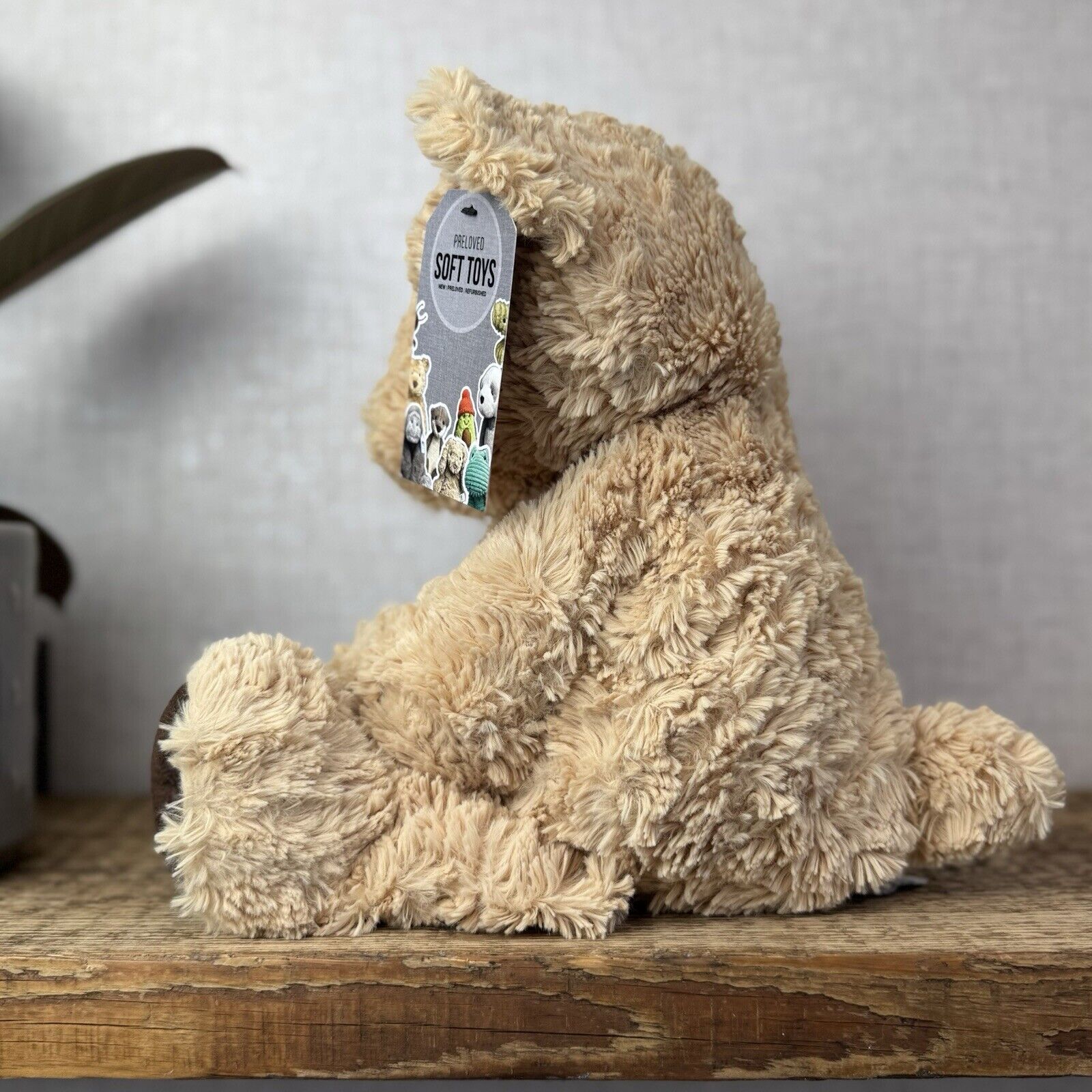 Jellycat Medium Oliver Bear - Old RARE Bear Original Oliver Bear Brown/Tan 16"
