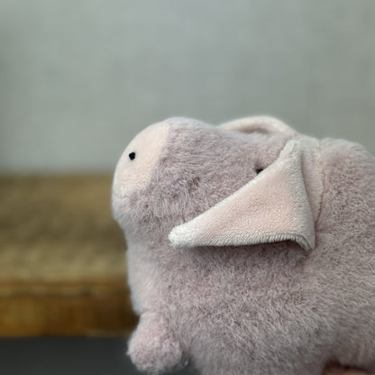 Jellycat Pig Pink Higgledy Piggledy Pig - Full Pink Rare Fluffy Pig 6"