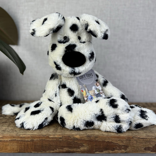 Jellycat Merryday Dalmation - Spotty Dog Soft Toy Long Tail Rare Retired 15”