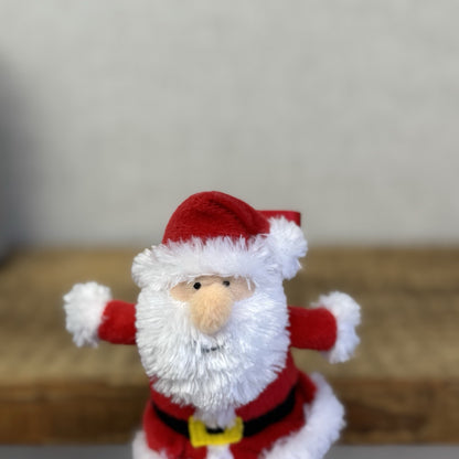 Marks & Spencers Mini Santa Hanging - Vintage Miniature Father Christmas M&S 4"