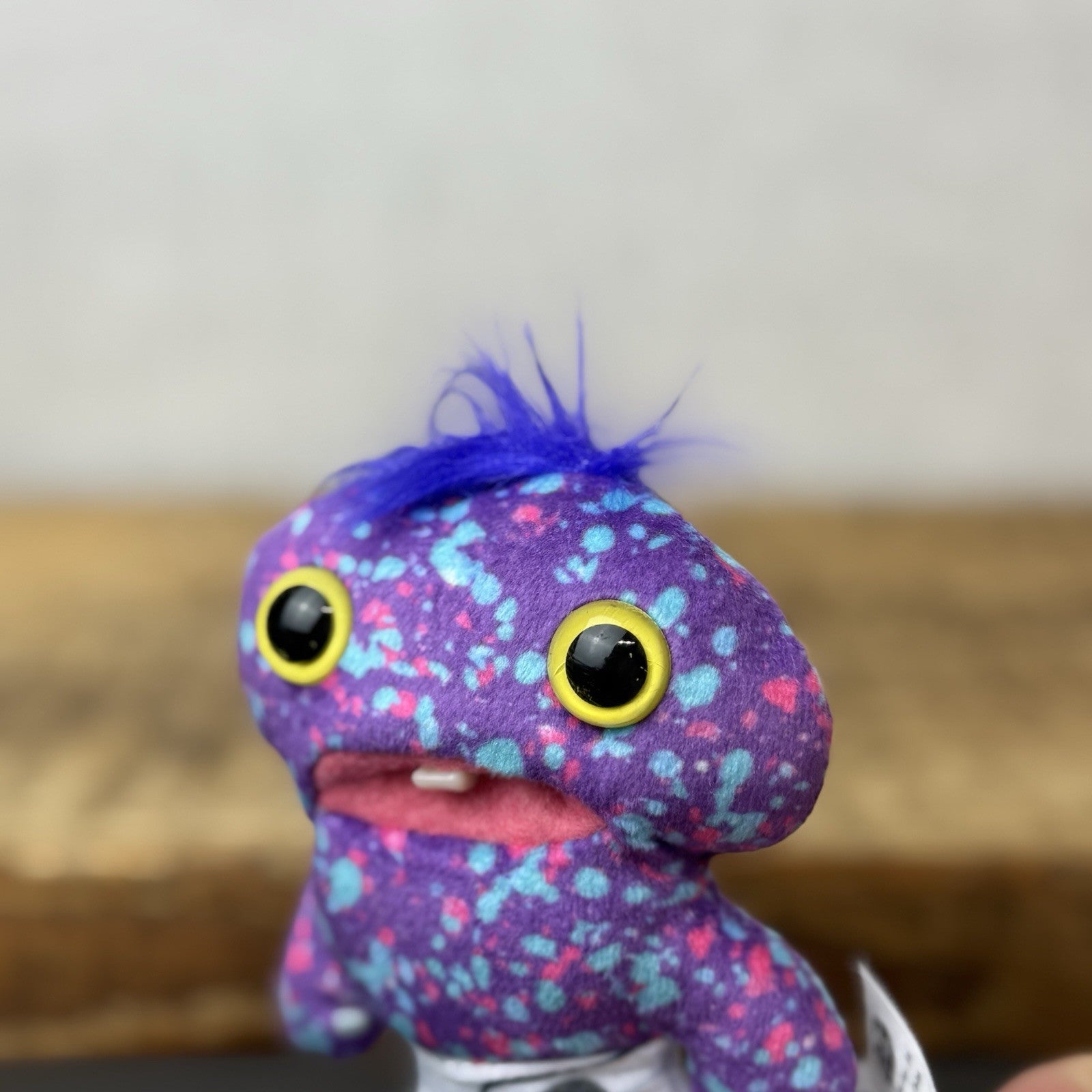 Fuggler Baby Fugg - Series 1 - Spotty Squidge Purple Baby Toy Fuggler Mini 3.5"