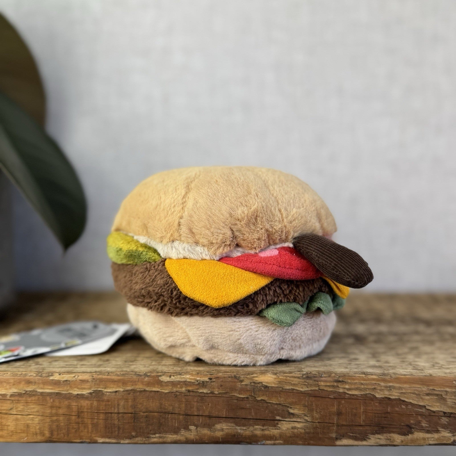 Jellycat Amuseable Burger Plush Soft Toy Food - Burger Beanie Plush Toy (#2)