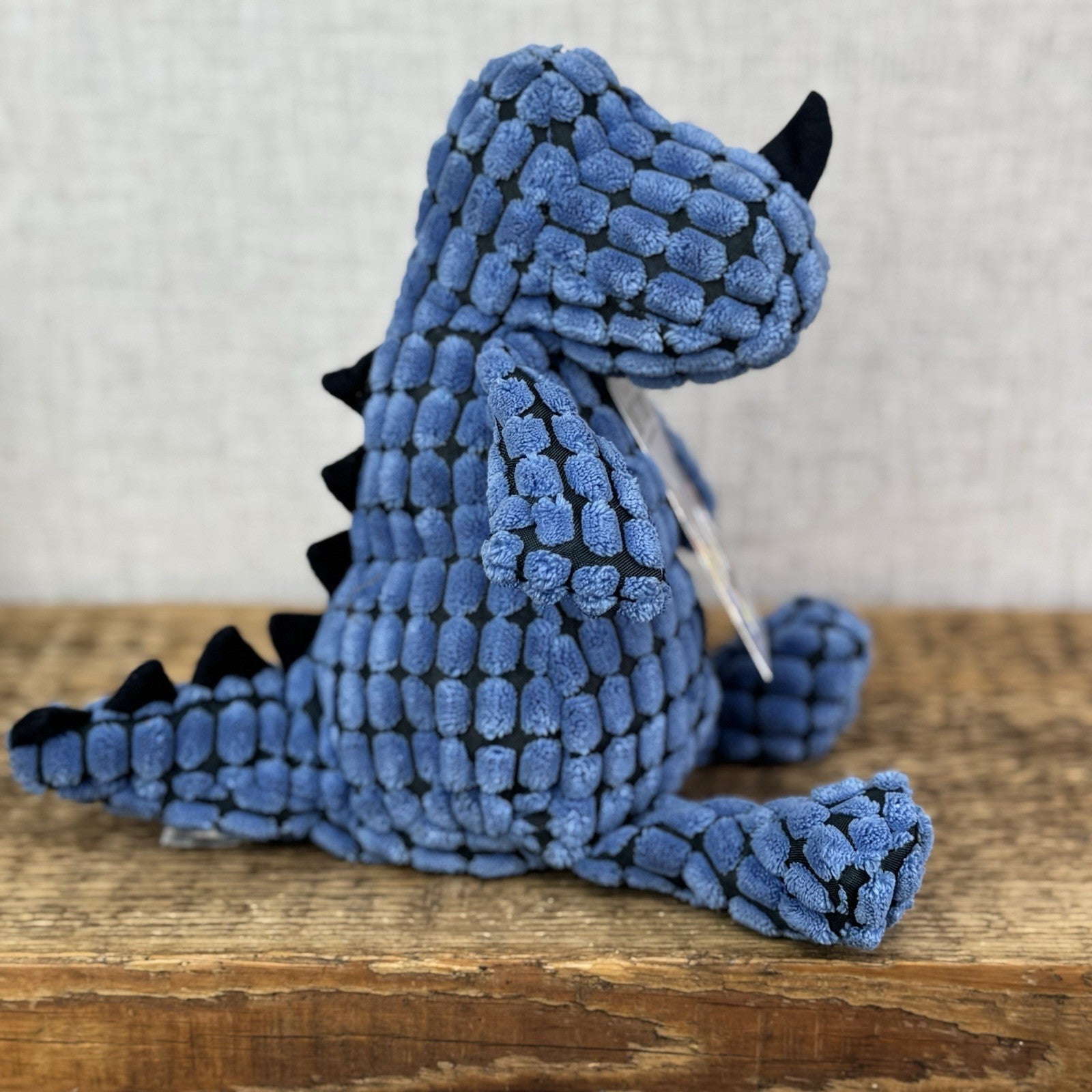 Jellycat First Step Dippy Dinosaur - Blue Cordy Roy Dinosaur Beanie Retired 9"