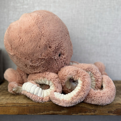 Jellycat Large Odell Octopus - Peach Large Octopus Beanie Retired Pink 20”