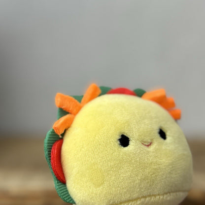 Squishmallow Squishville - Whats Cookin' Squad - Tex Taco - Tiny Taco Squish 2" 