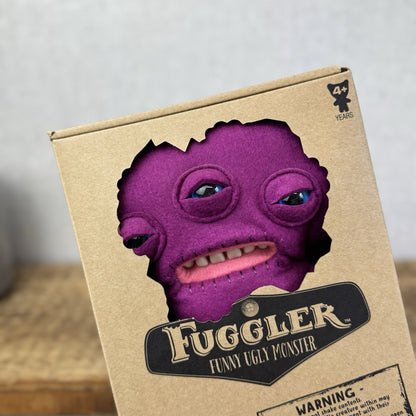 Fuggler Collectible Annoyed Alien Purple With Box And Certificate
