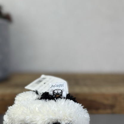 Jellycat Furry Curlikitty Black - New With Damaged Paper Tags Vintage Tiny 4”