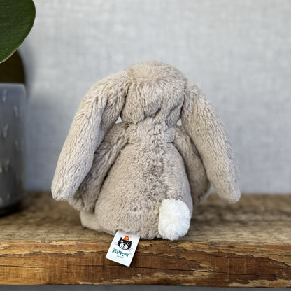 Jellycat Small Beige Bashful Bunny - New Without Tags Little Rabbit 8” (#3)
