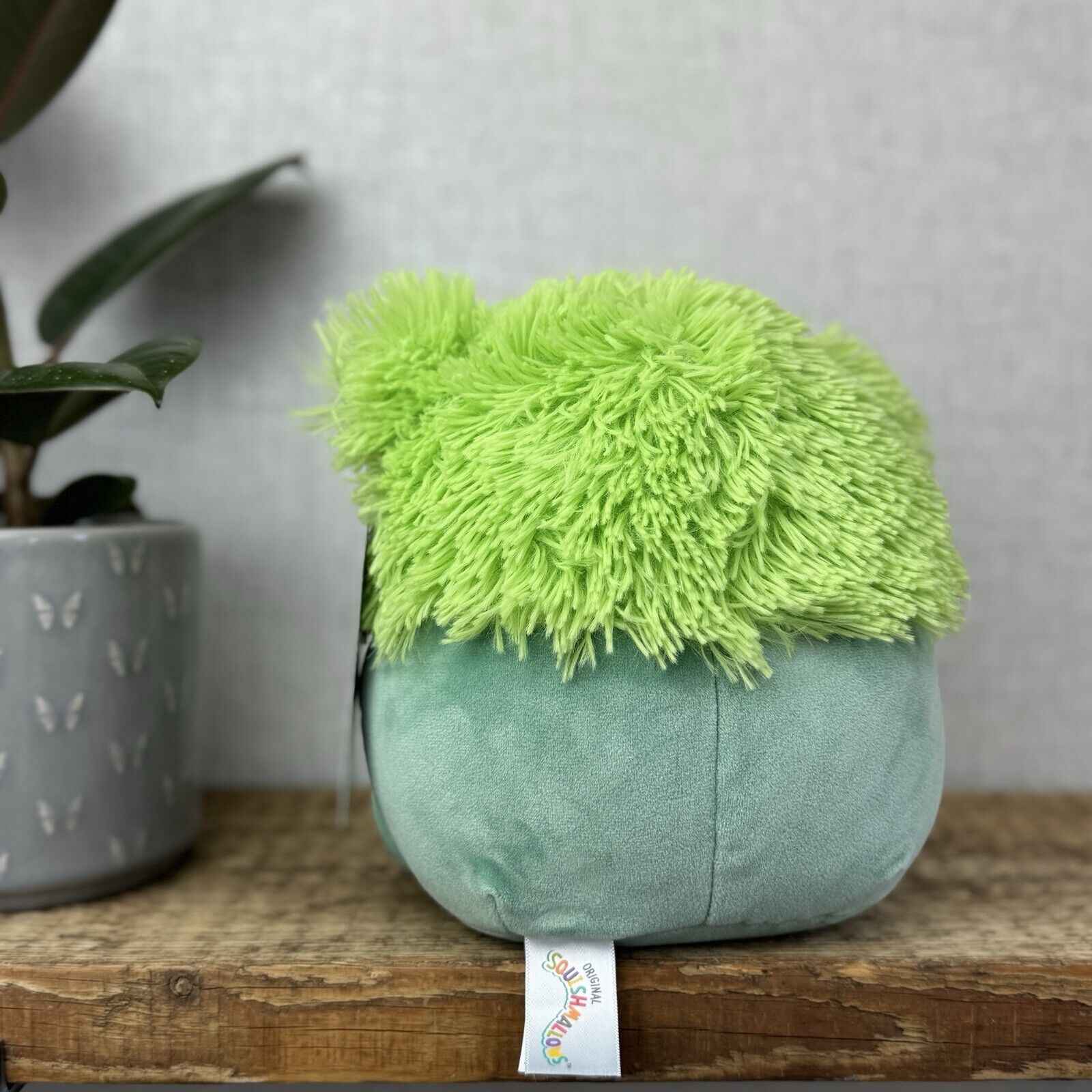 Squishmallows Bren the Green Bigfoot - Green Fluffy Soft Toy Squish Yeti 7.5"