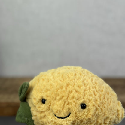 Jellycat Small Amuseable Lemon - Small Lemon With Legs - Food Play Plush (#2)