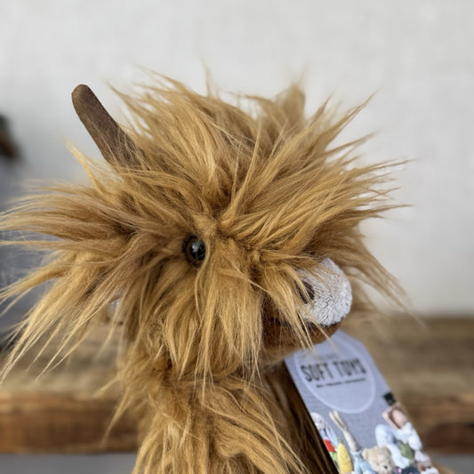 Wrendale Designs - Hannah Dale Junior Highland Cow - Small Gordon 10”
