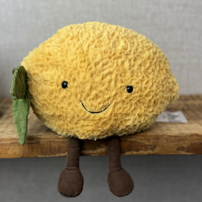 Jellycat Amuseable Lemon - Large Lemon With Legs - Food Play Soft Toy 8"